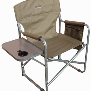 Bushtec Steel Directors Chair with Armrest