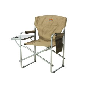 Bushtec Steel Directors Safari Chair with Table